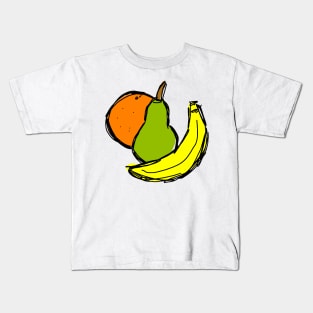 Fruit Lineup Kids T-Shirt